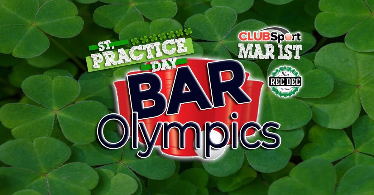 St. Practice Day Bar Olympics!