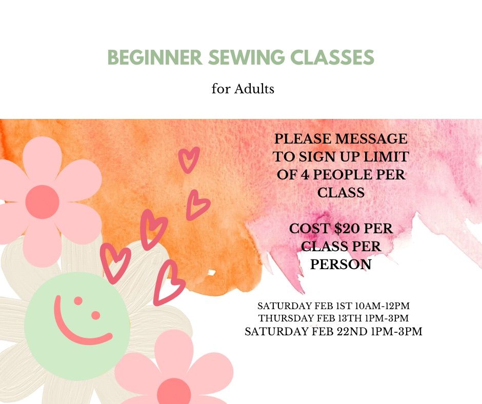 Beginner Sewing Class