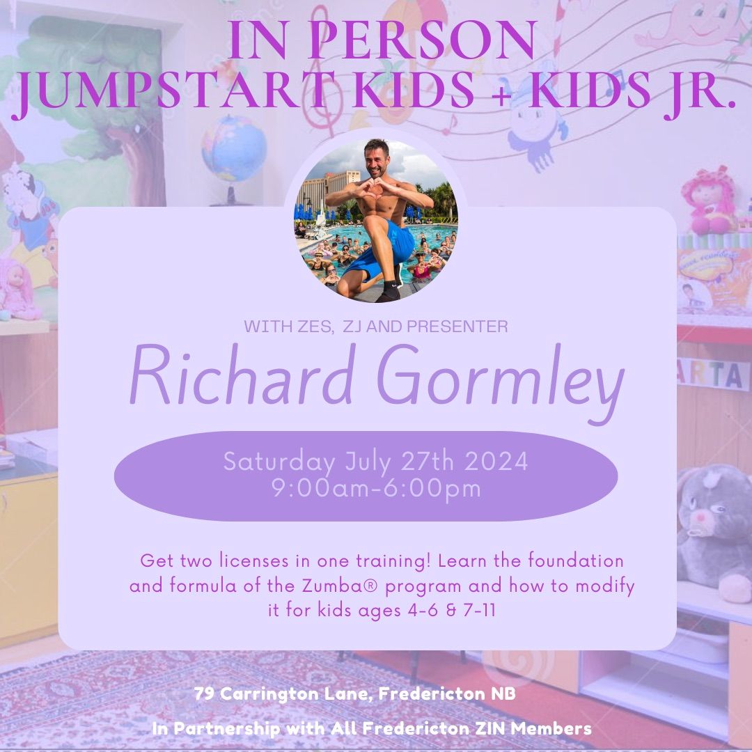 Jump Start Kids + Kids Jr Live Zumba Training with Richard Gormley