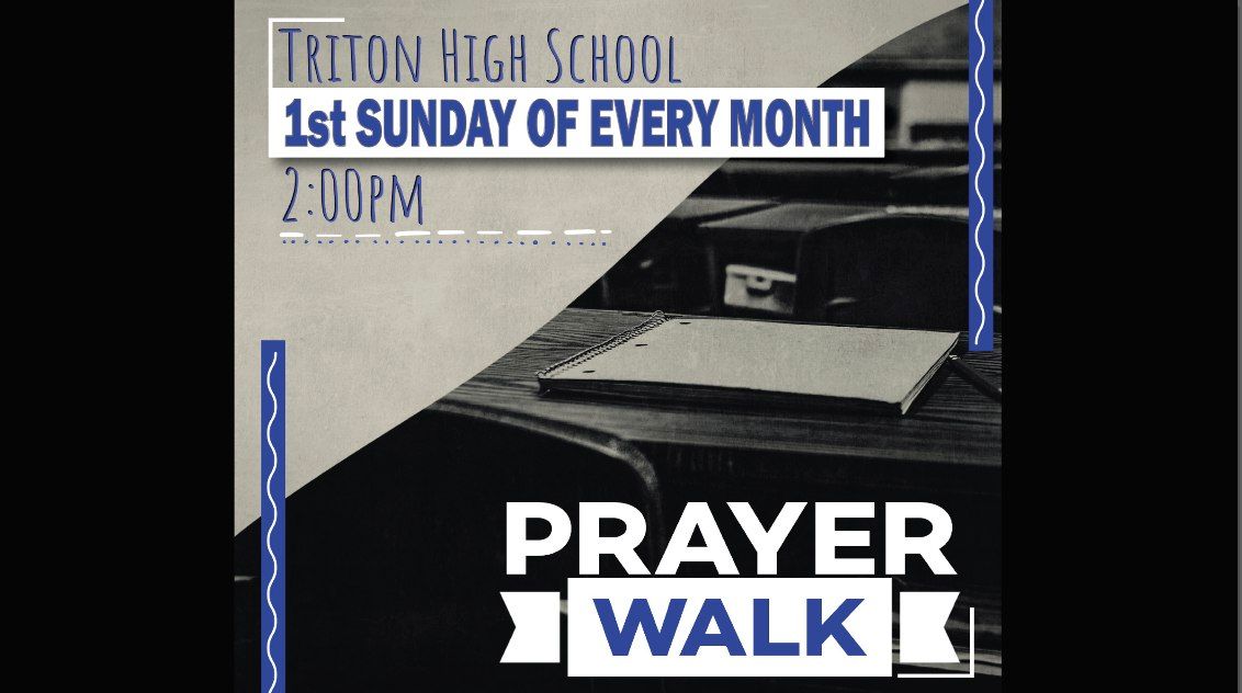 Prayer Walk at Triton High School