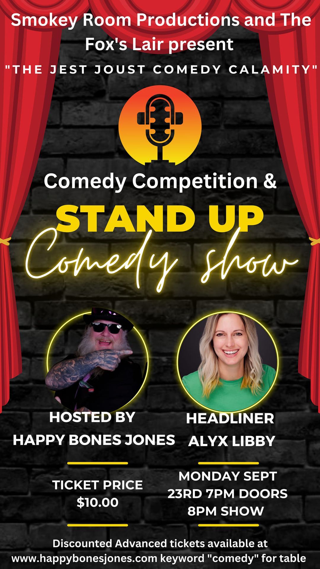 Alyx Libby at Happy Bones Jones Comedy