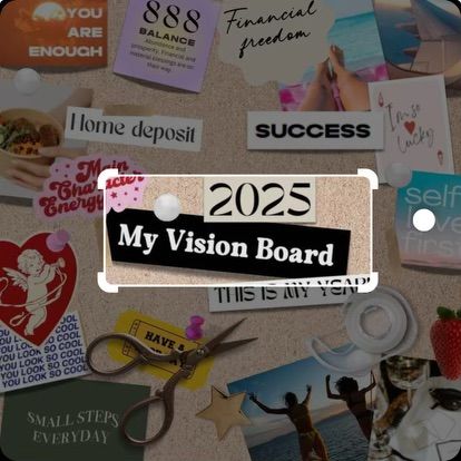 Come make a vision board for 2025