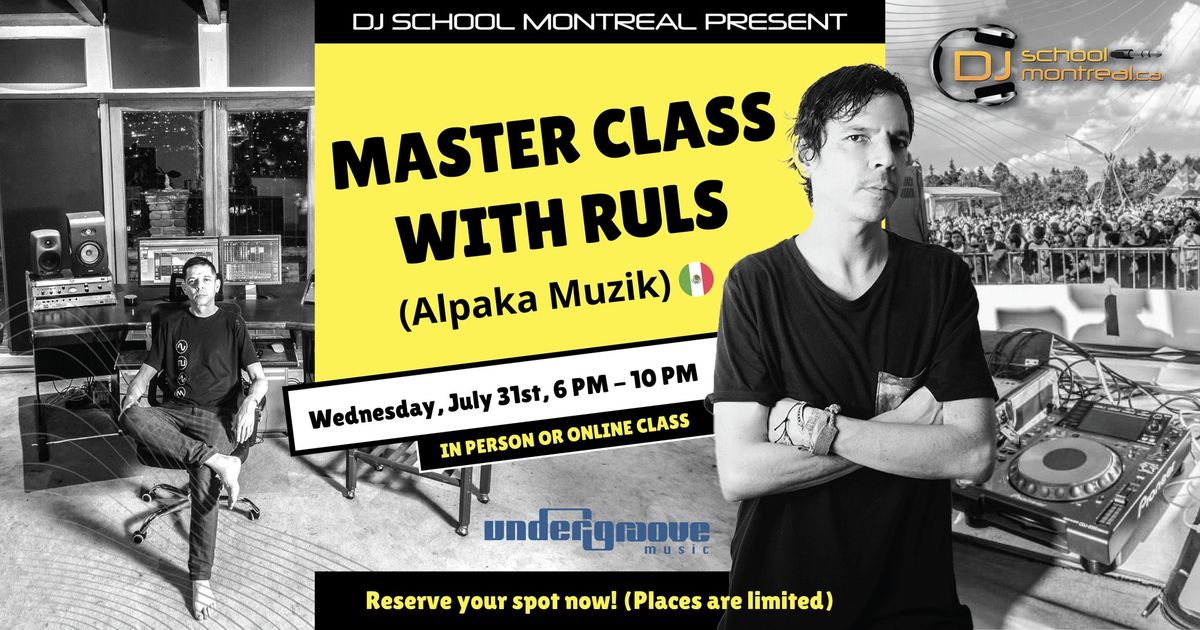 MASTER CLASS WITH RULS ??