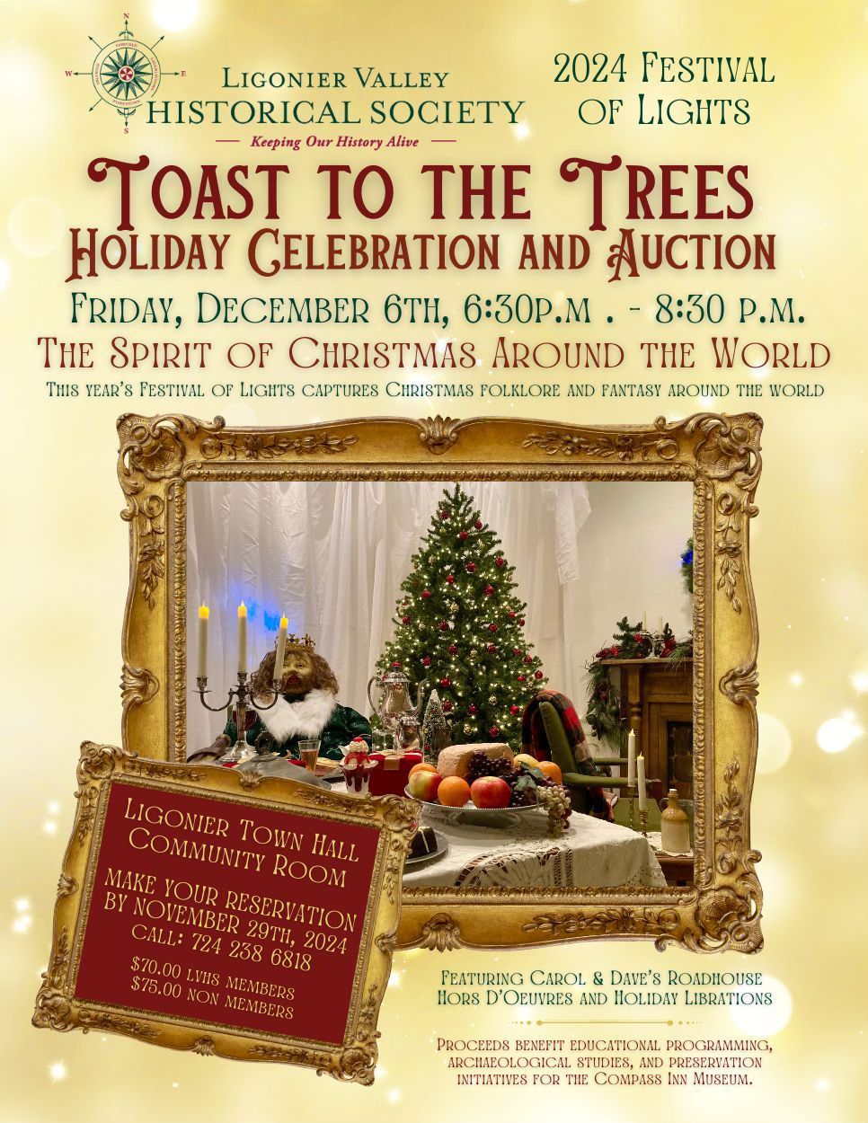 Toast To The Trees: 2024 Festival of Lights Holiday Celebration & Auction