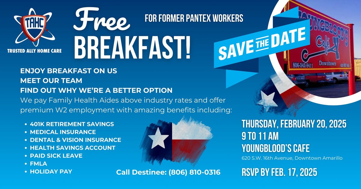 Free Breakfast in Amarillo!