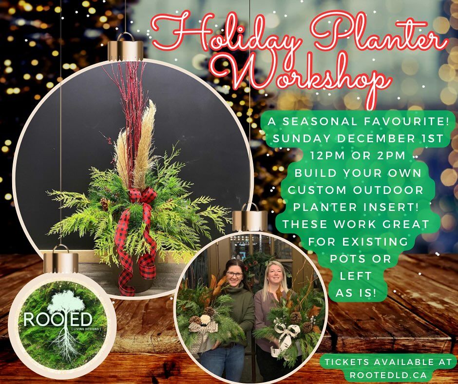 Holiday Planter Workshop