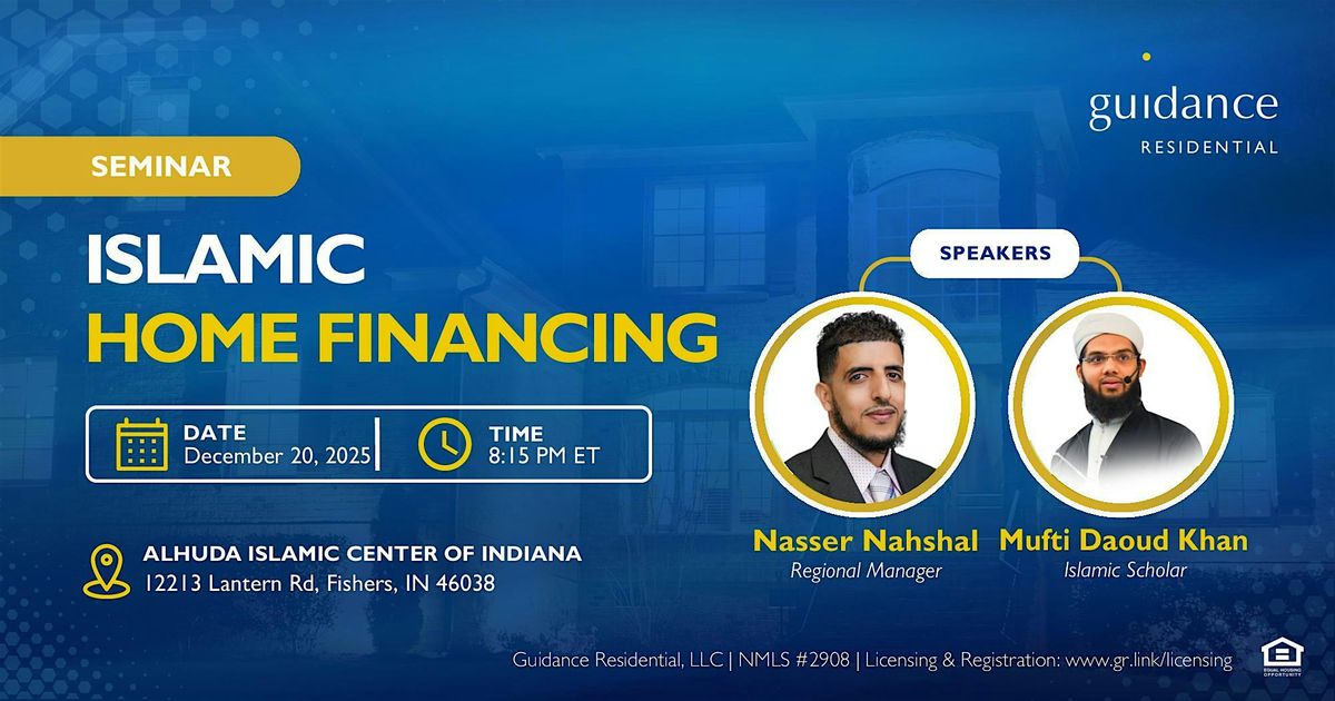 Islamic Home Finance Seminar - Alhuda Islamic Center of Indiana (AICI)