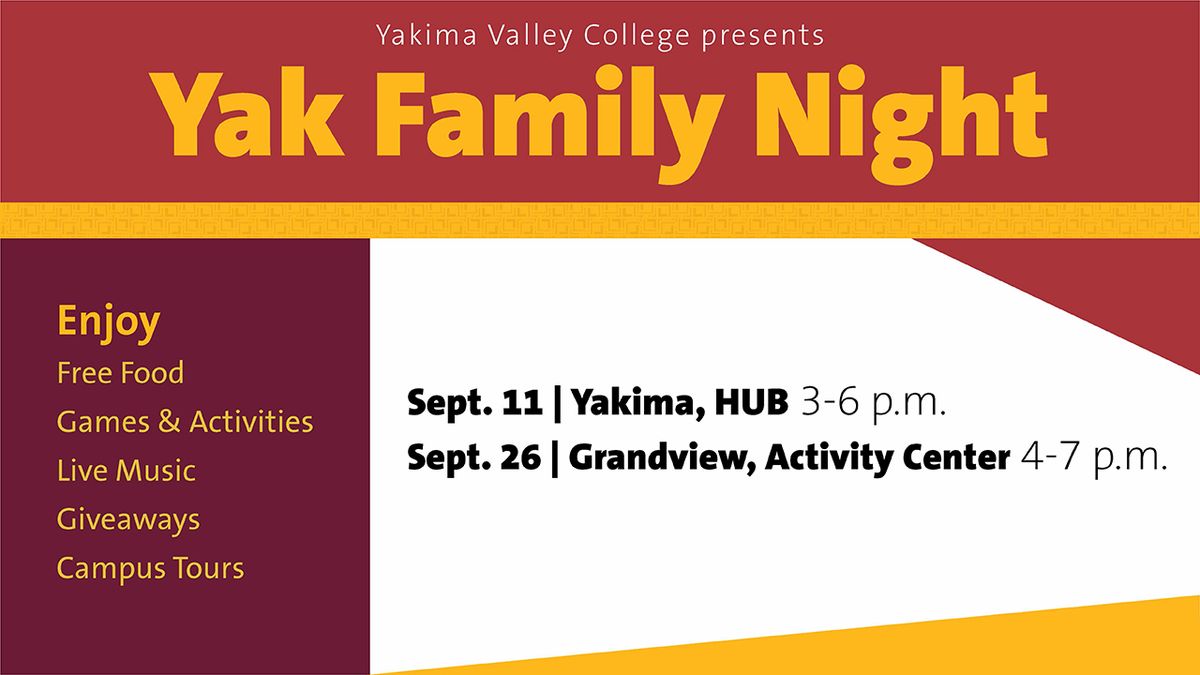 Yak Family Night - Grandview