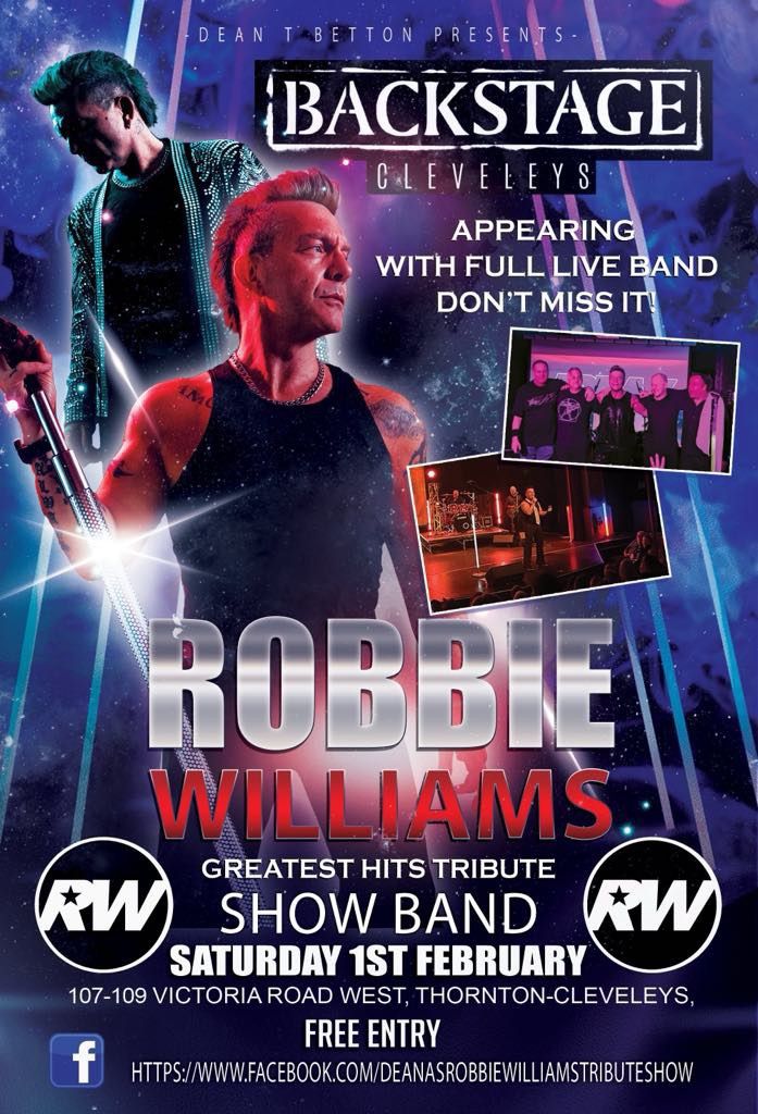 Dean Betton as Robbie Williams 