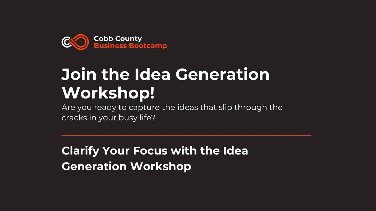 Idea Generation Workshop