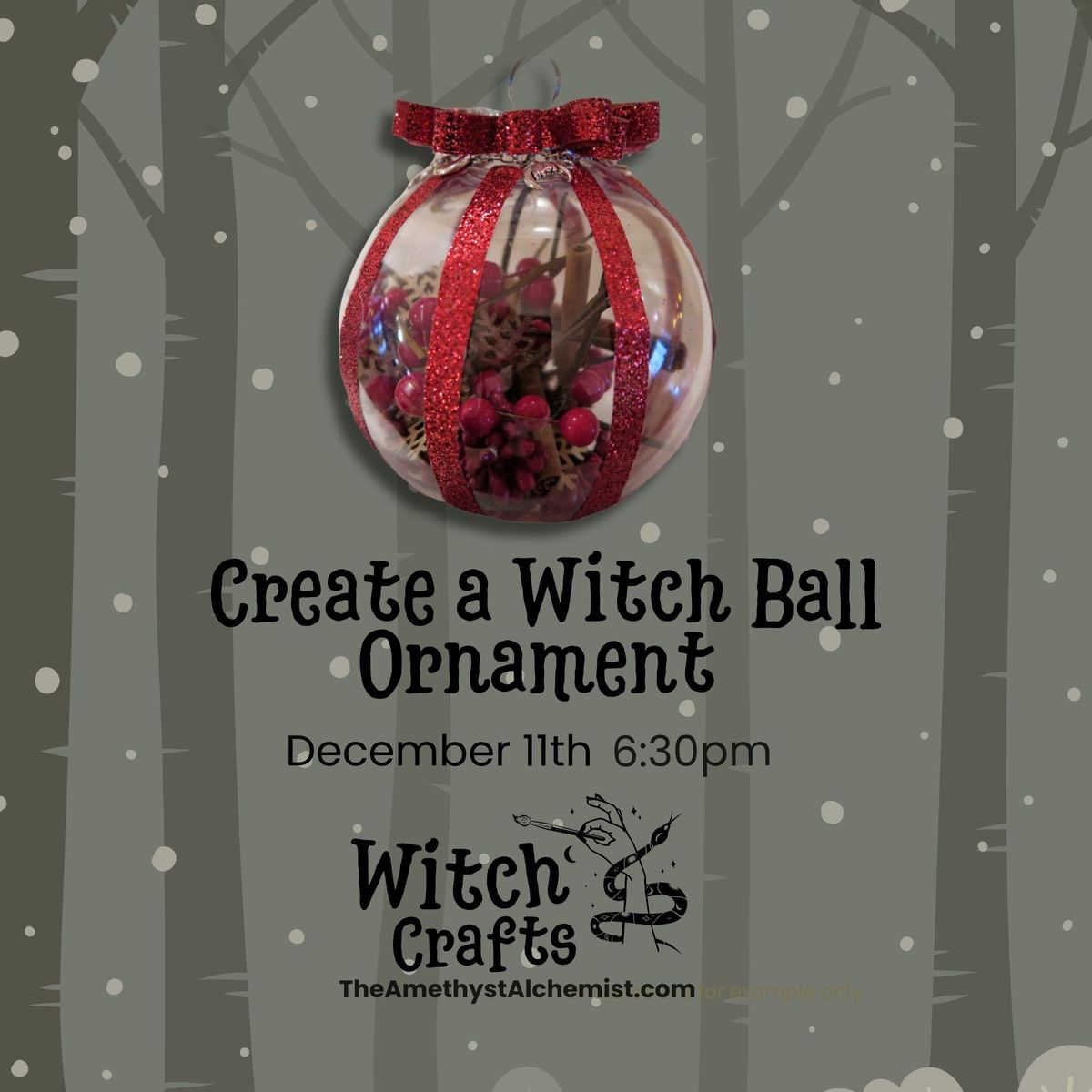 Winter Witch Crafts: Create Your Own Witch Ball Ornament