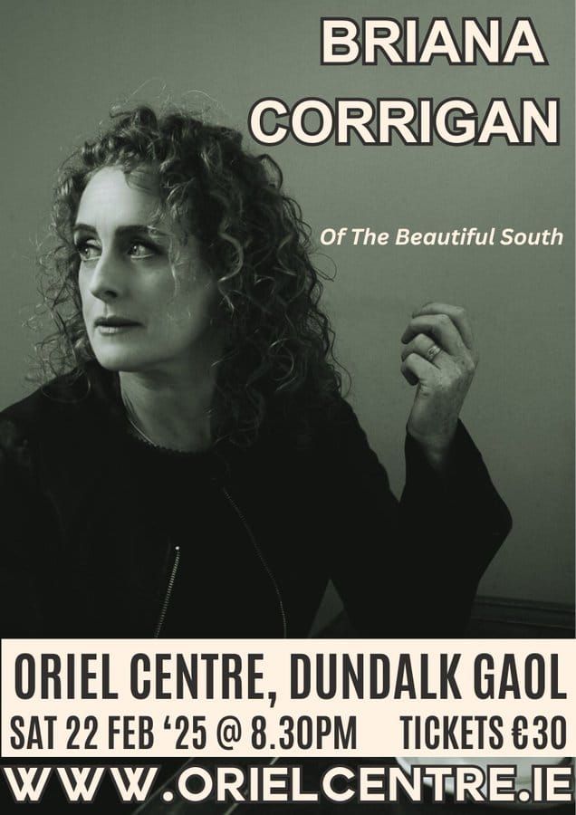 Briana Corrigan of The Beautiful South Live at Oriel Centre