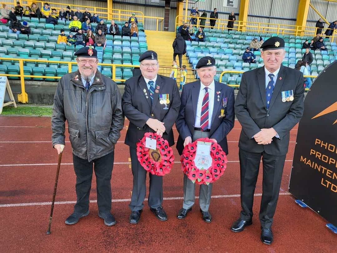 Wreath Laying at Barry Town UTD