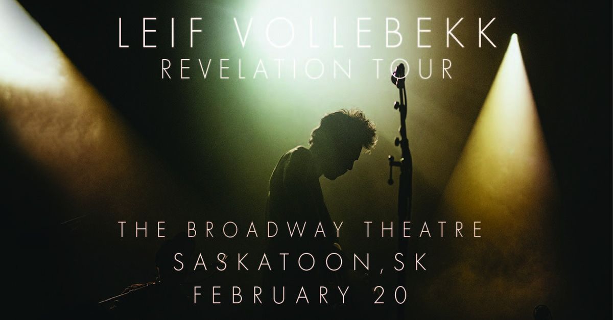 An Evening with Leif Vollebekk