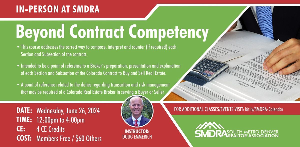 Beyond Contract Competency