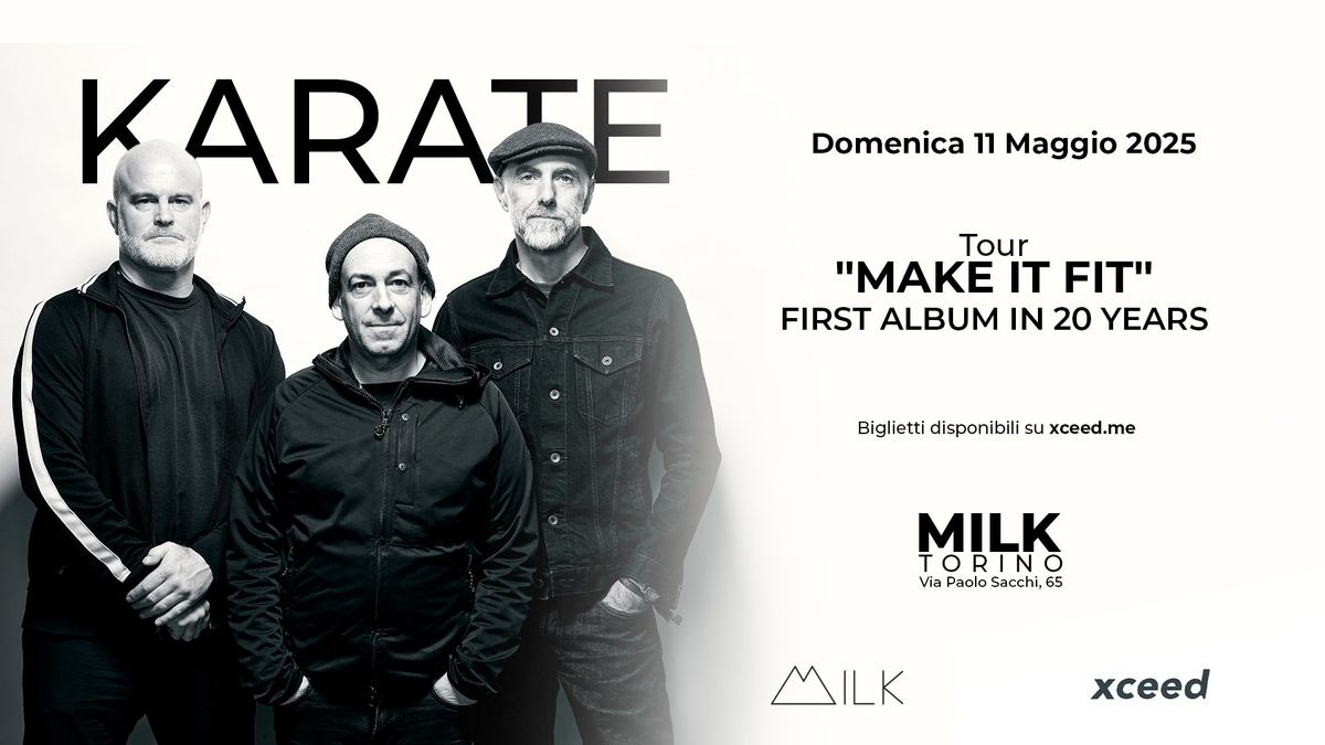 KARATE | 11 Maggio 2025 live @MILK