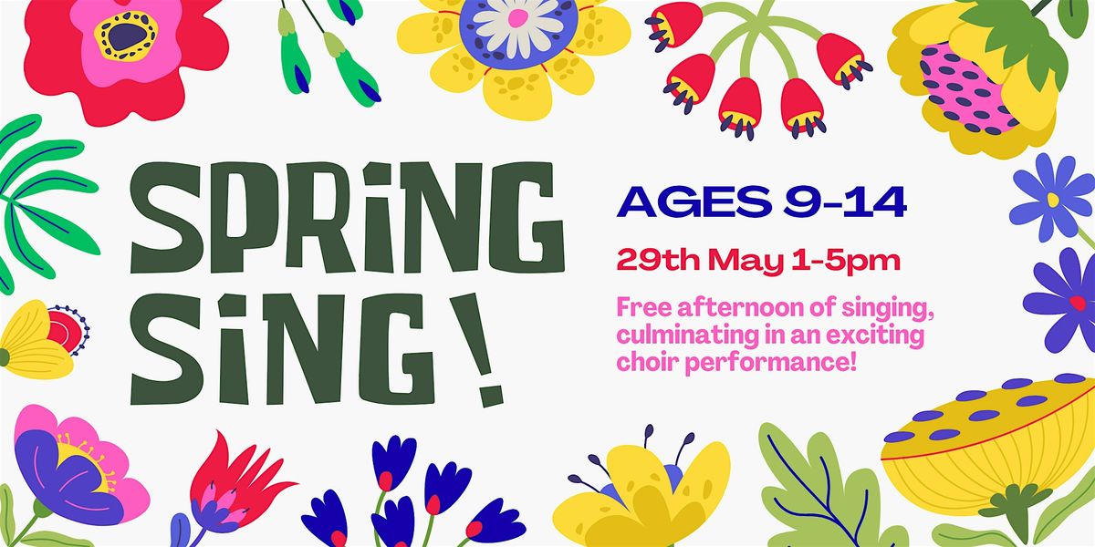 Free Children's Singing Afternoon (May Half Term)