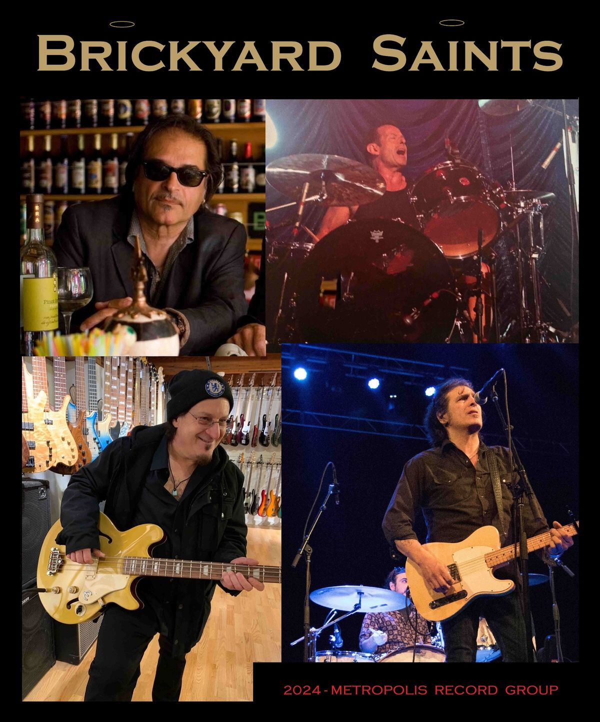 Brickyard Saints: Simon Kirke, Frank Carillo, Danny Miranda, Eddie Seville