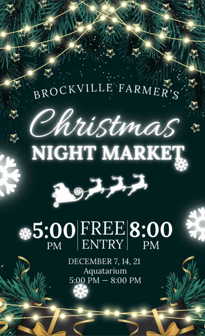 Brockville Farmers\u2019 Christmas NIGHT Market