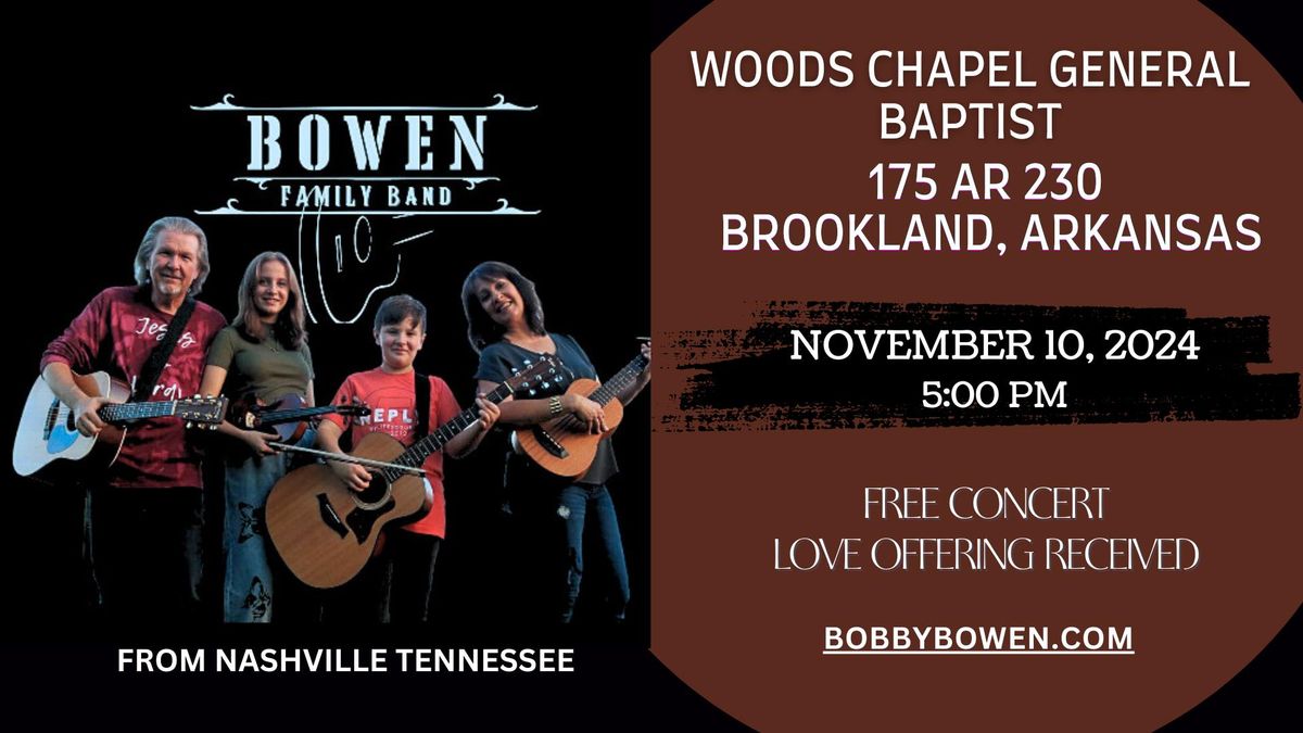 Bobby Bowen Family Concert (Blookland, Arkansas)