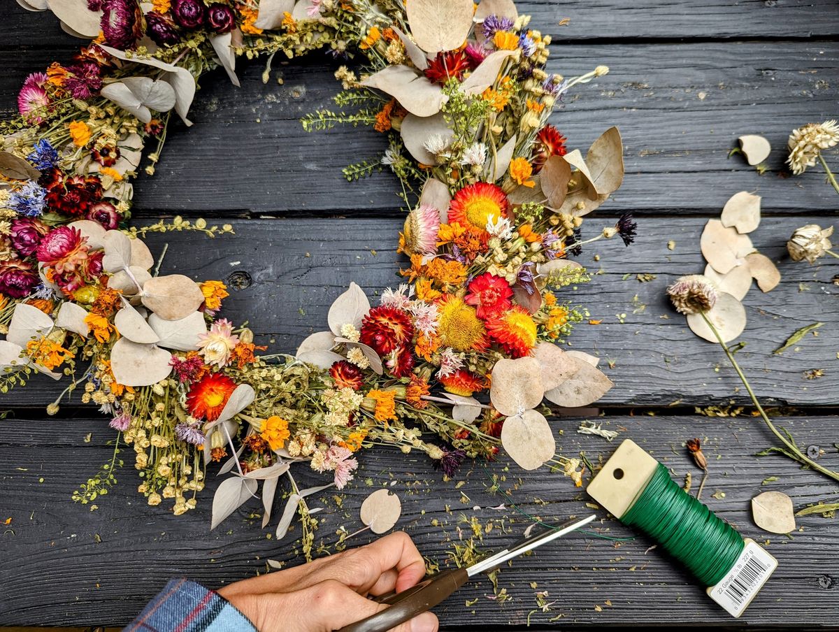 Dried Flower Wreath Workshop