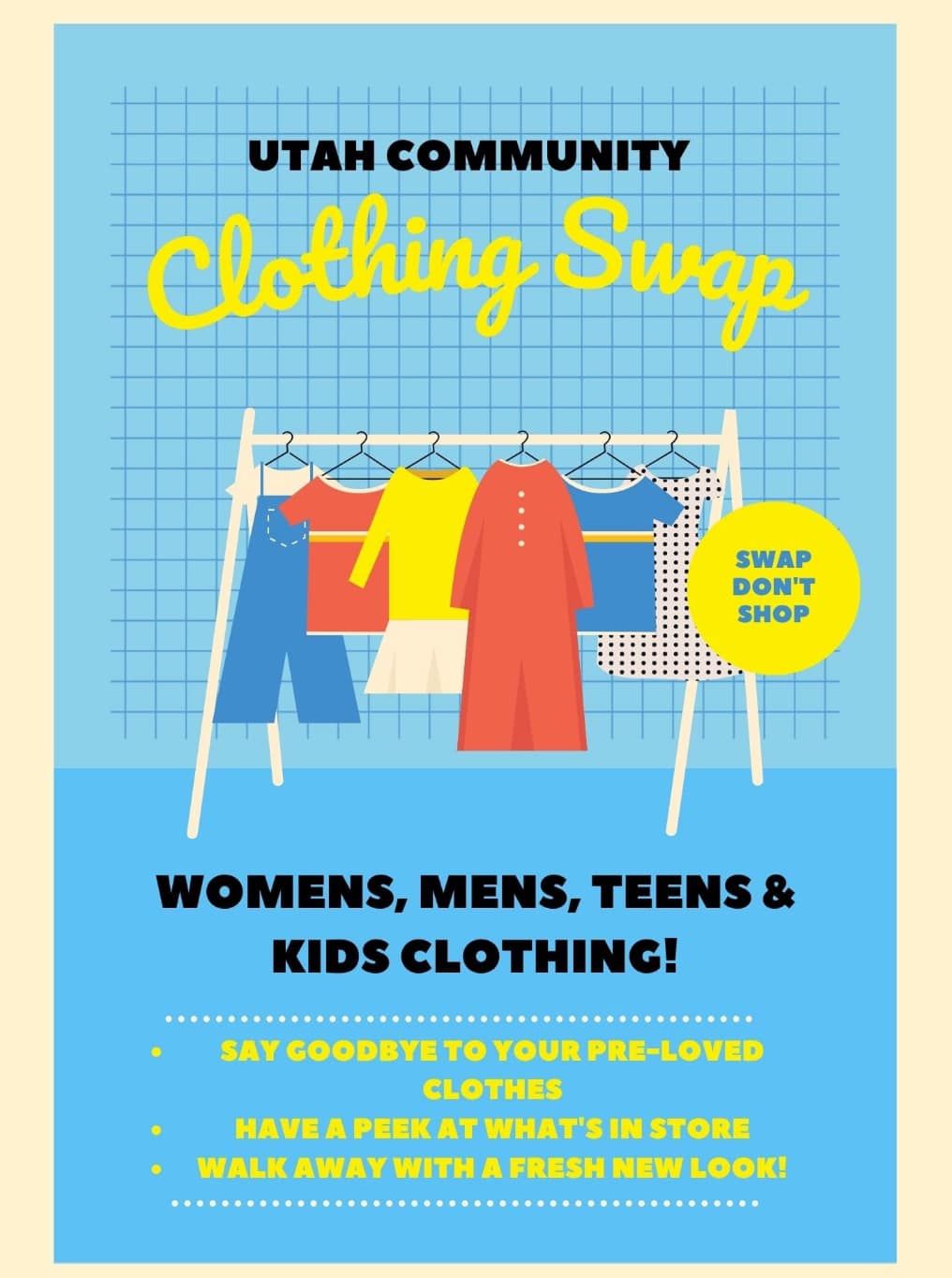 UTAH COMMUNITY Clothing Swap