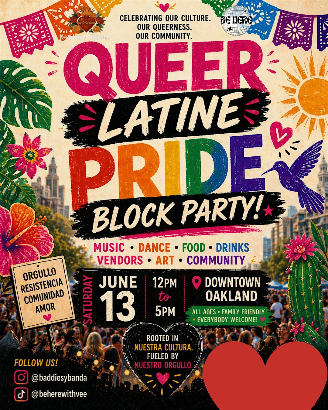 Queer Latine Pride Block Party | Oakland, CA