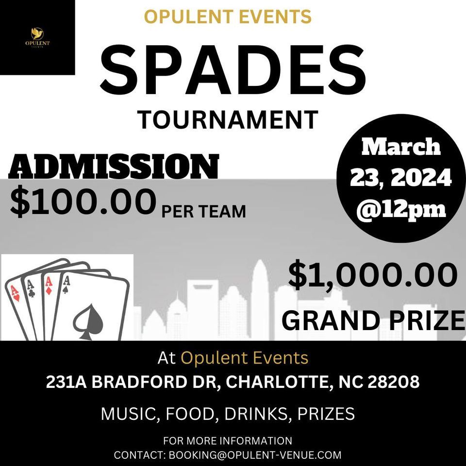 Opulent Events Spades Tournament