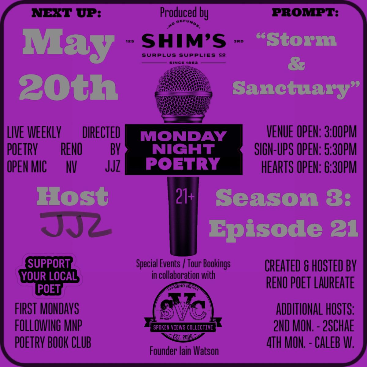 Monday Night Poetry - Season 3: Episode 21