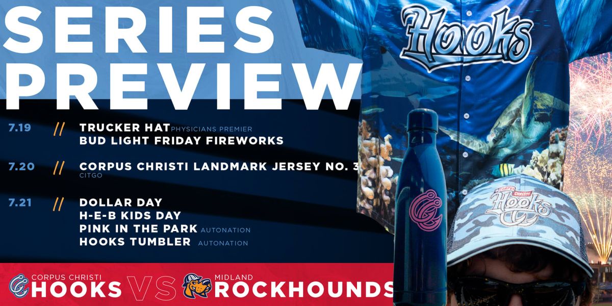 Midland RockHounds at Corpus Christi Hooks at Whataburger Field