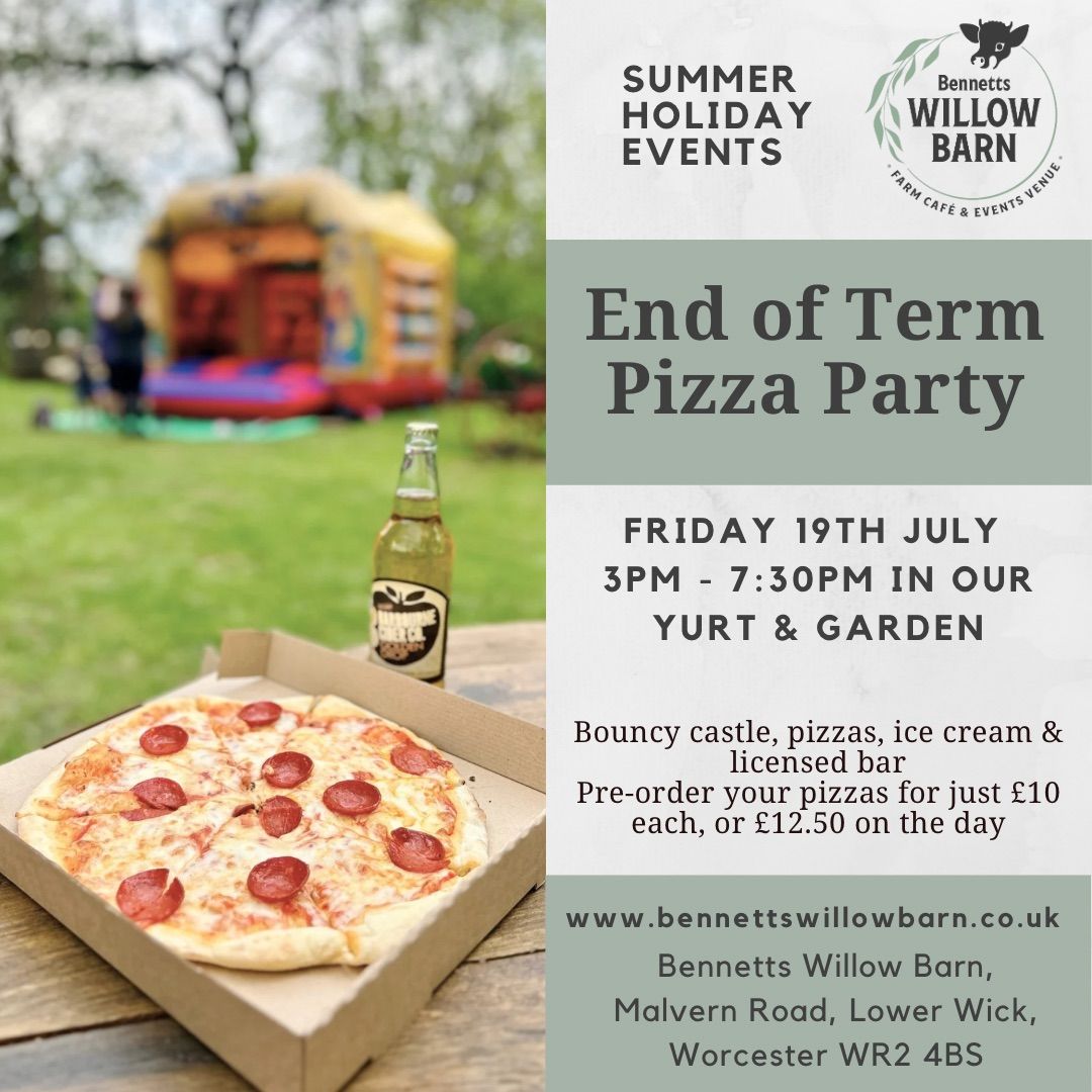 End of Term Pizza Party