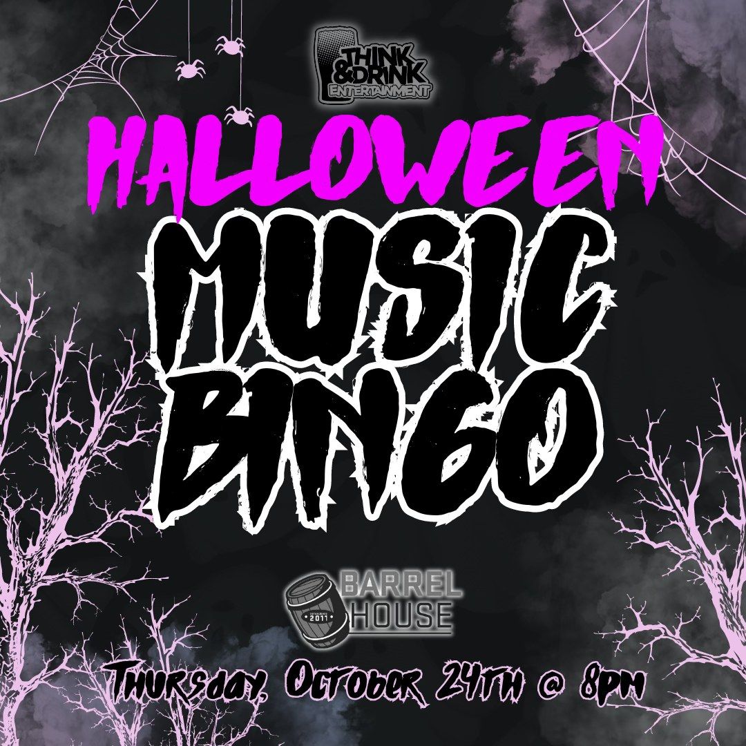 Halloween Music Bingo @ Barrel House (Dubuque, IA) \/ Thursday, October 24th @ 8pm