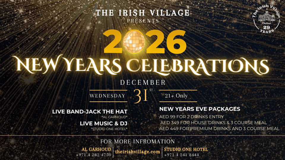The Irish Village Presents: New Year\u2019s Eve Celebration