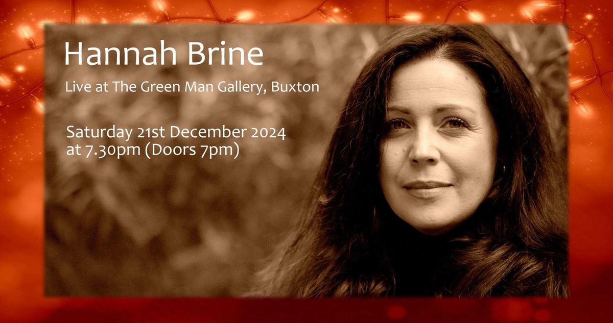 Hannah Brine - Live at The Green Man Gallery