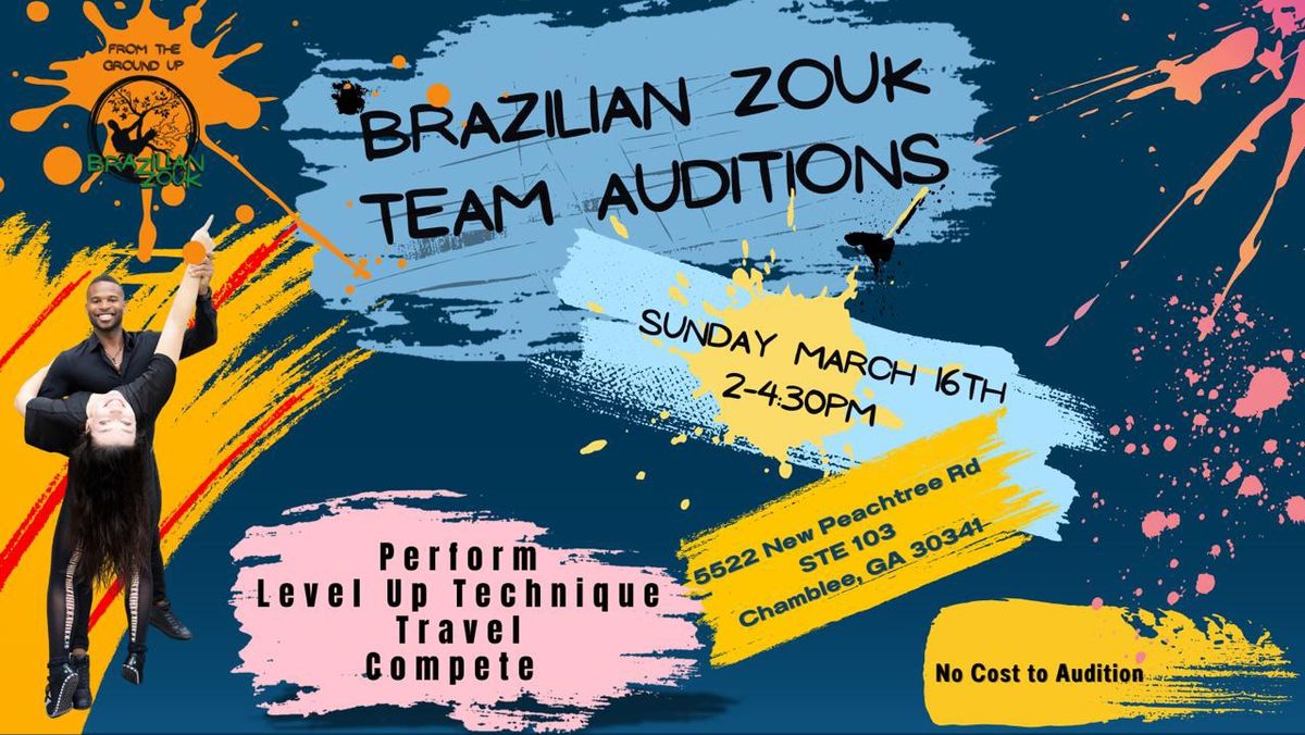 Brazilian Zouk Team Auditions Atlanta 