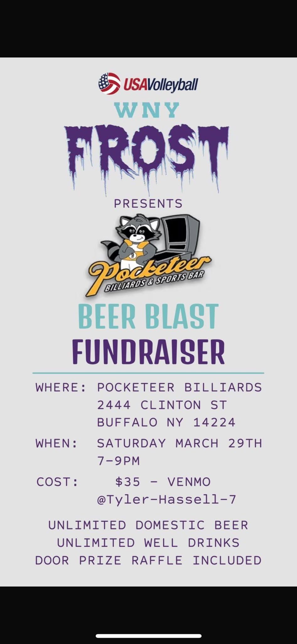 Beer blast at Pocketeer