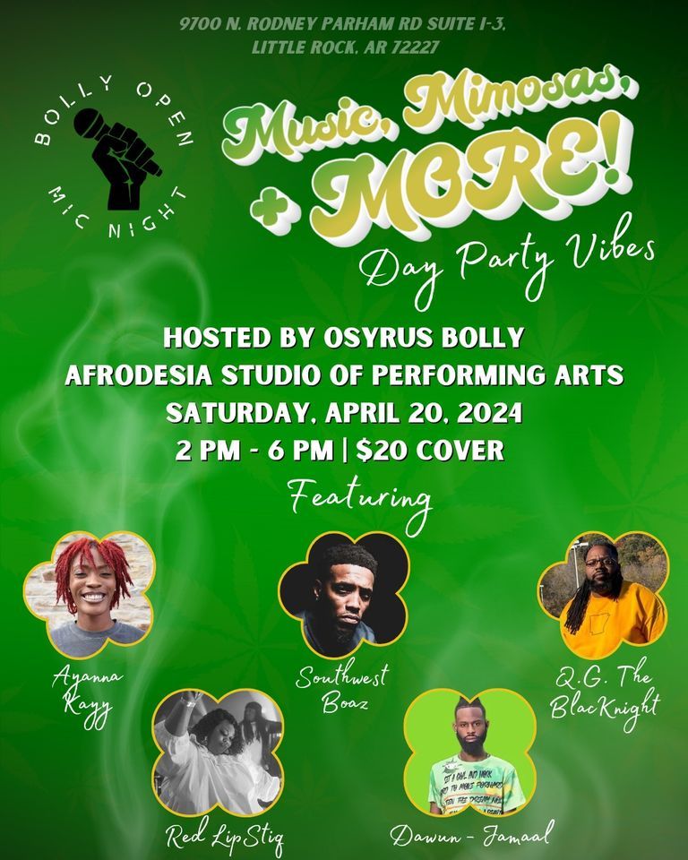 Bolly Open Mic Hype Night presents Music, Mimosas & MORE... Day Party Vibes