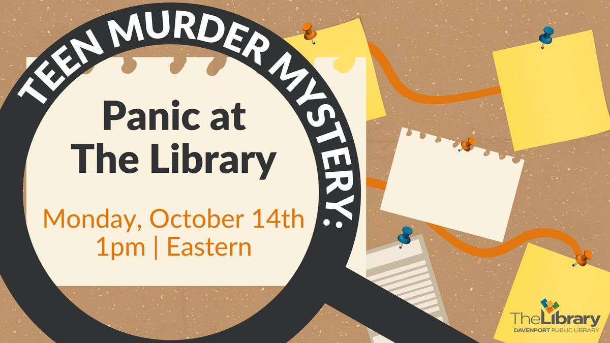 Teen Murder Mystery: Panic at the Library