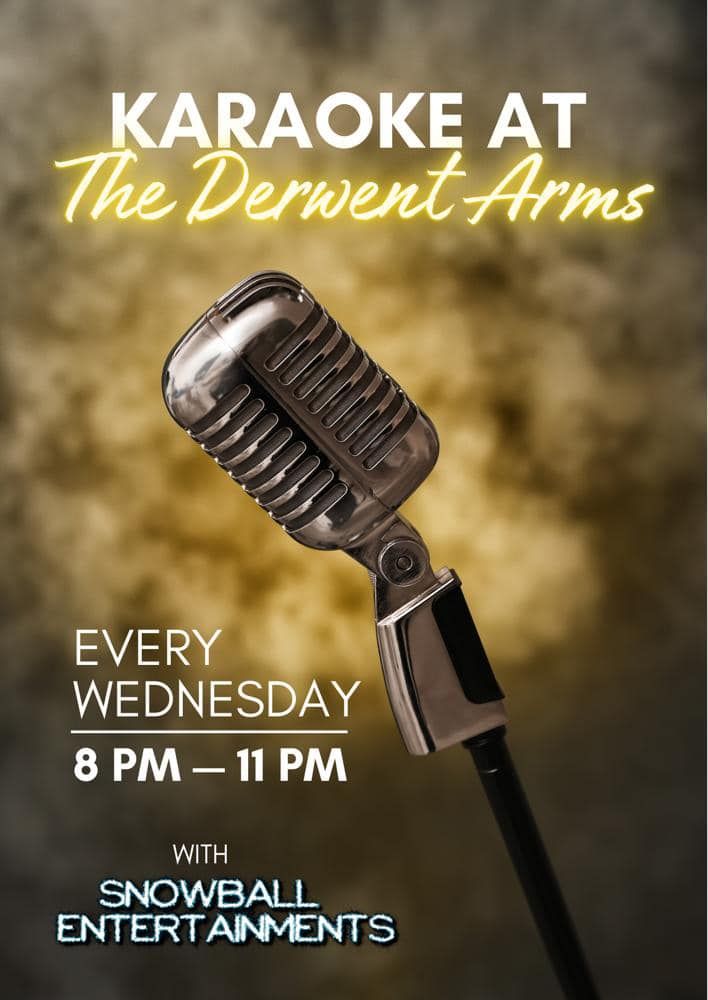 KARAOKE NIGHT every Wednesday @ The Derwent Arms, Osbaldwick. York starts at 8.00 till close.