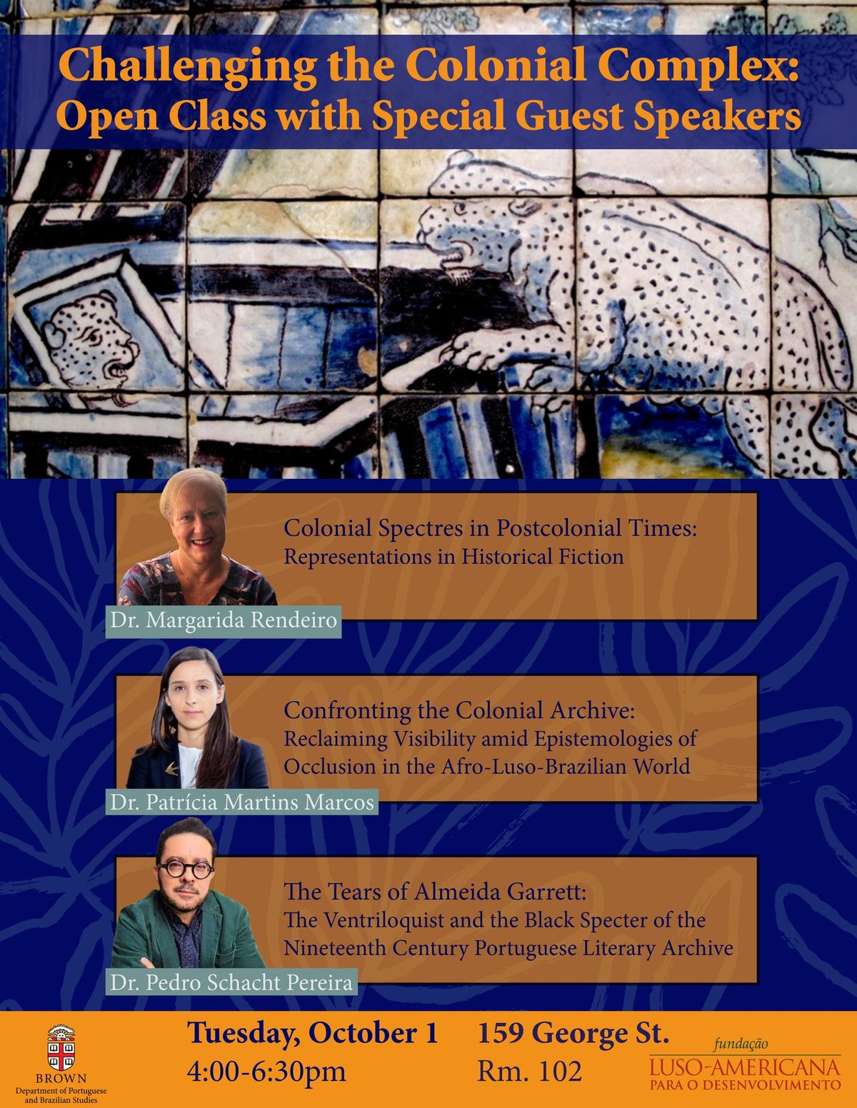 Challenging the Colonial Complex: Open Class with Special Guest Lecturers