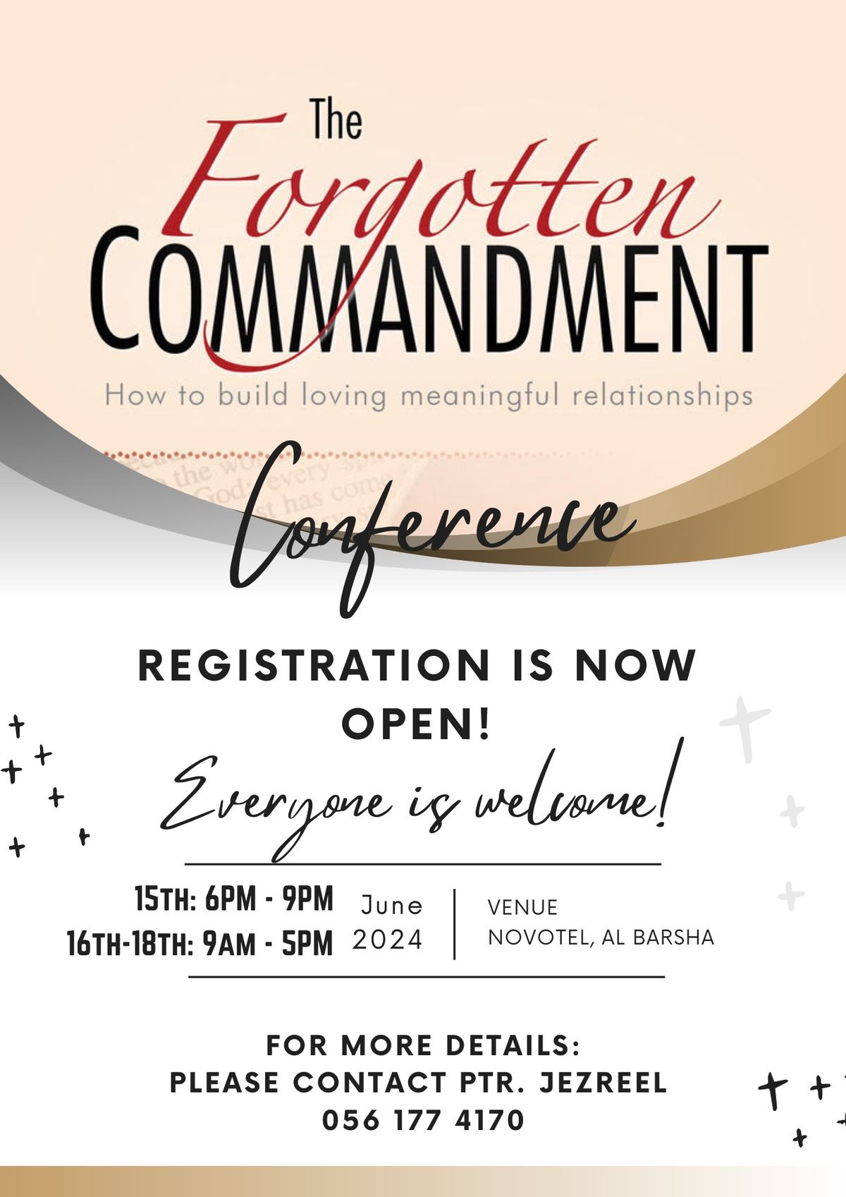 The Forgotten Commandment Conference
