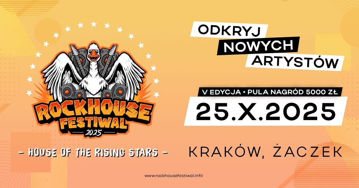 Rockhouse Festiwal 2025 | Krak\u00f3w, \u017baczek