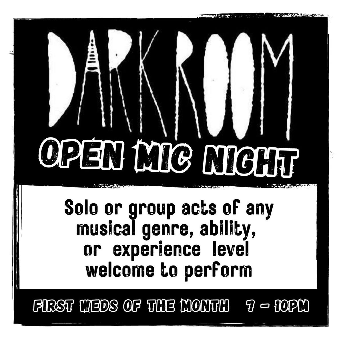 Darkroom Open Mic Night - August
