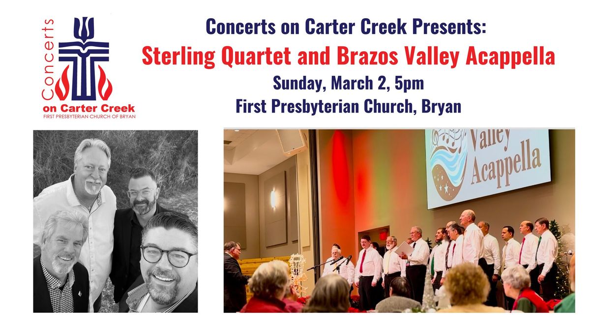 Sterling Quartet & Brazos Valley Acappella