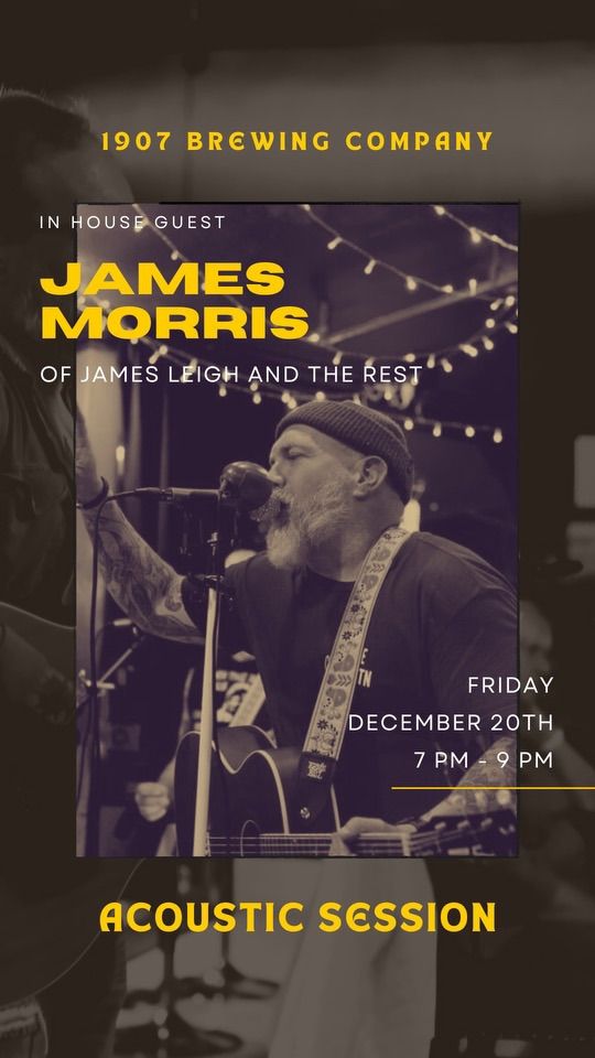 Live Music in the Taproom with James Morris 