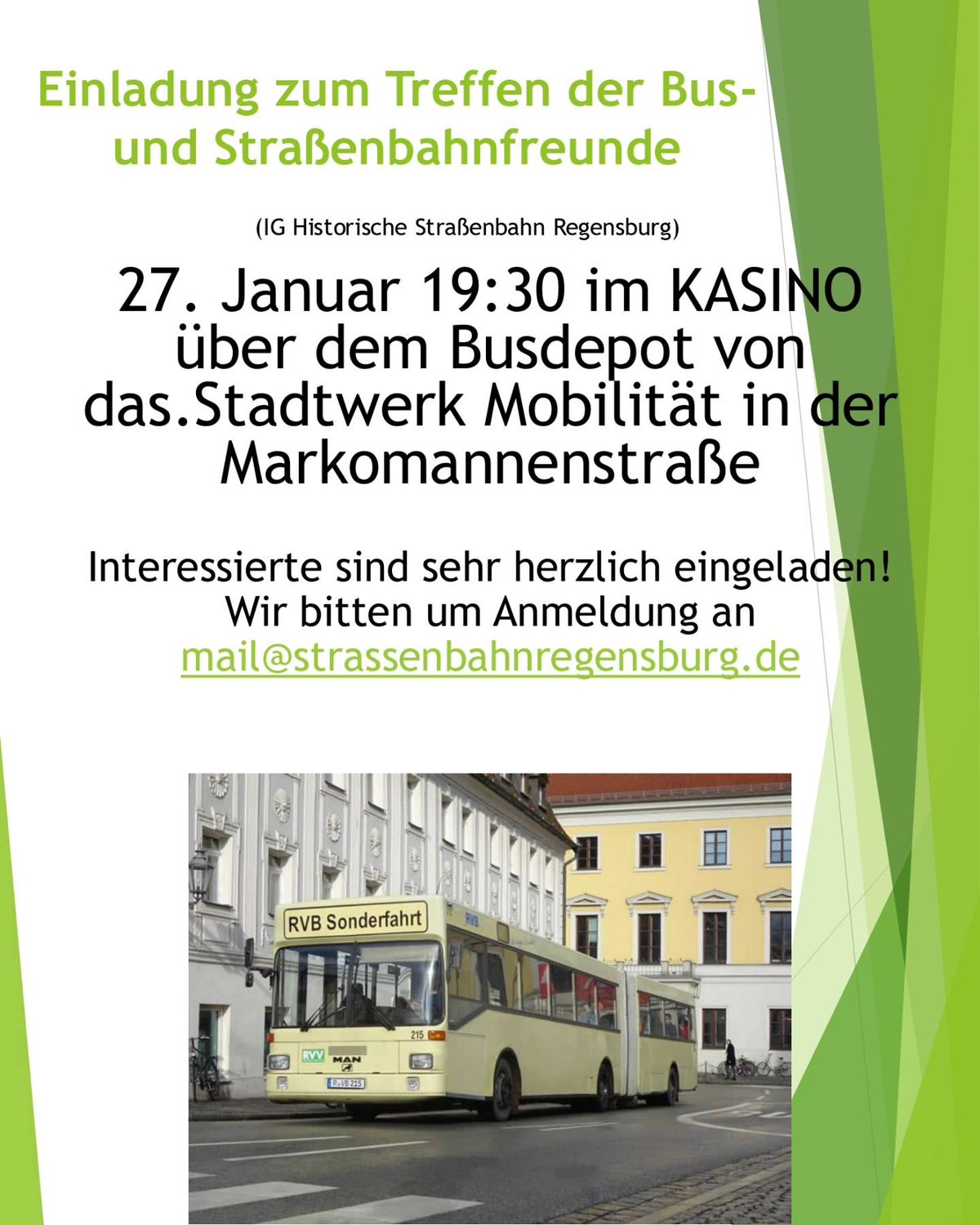 Treffen der Bus- und Stra\u00dfenbahnfreunde Regensburgs 