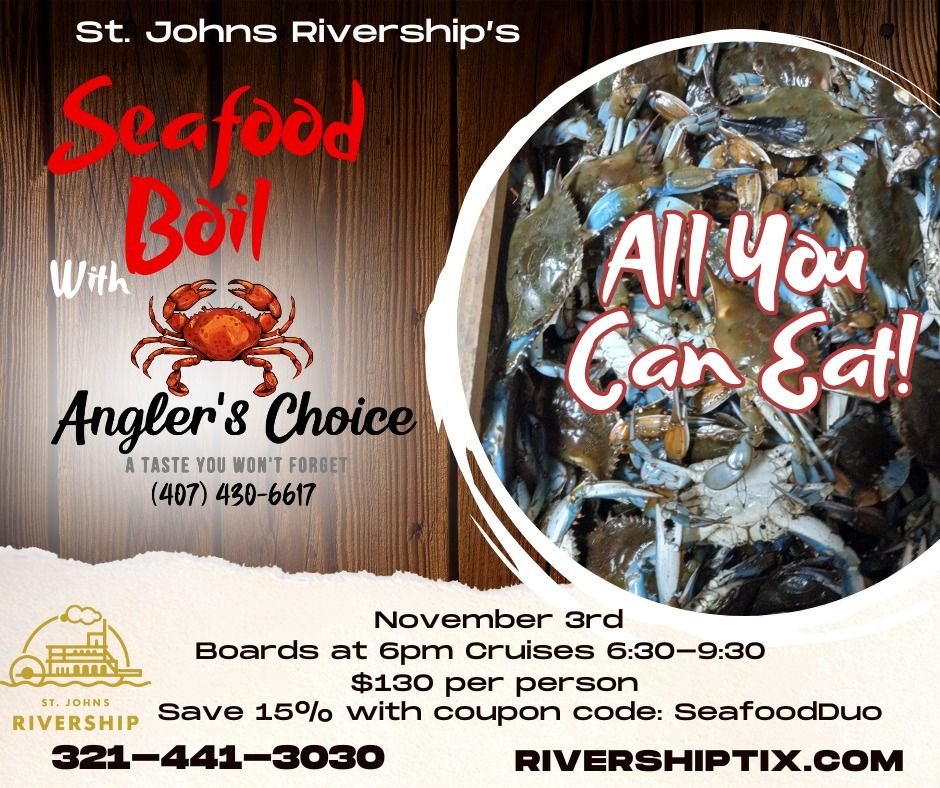 **SOLD OUT** Seafood Boil W\/ Angler's Seafood Aboard the Barbara Lee 