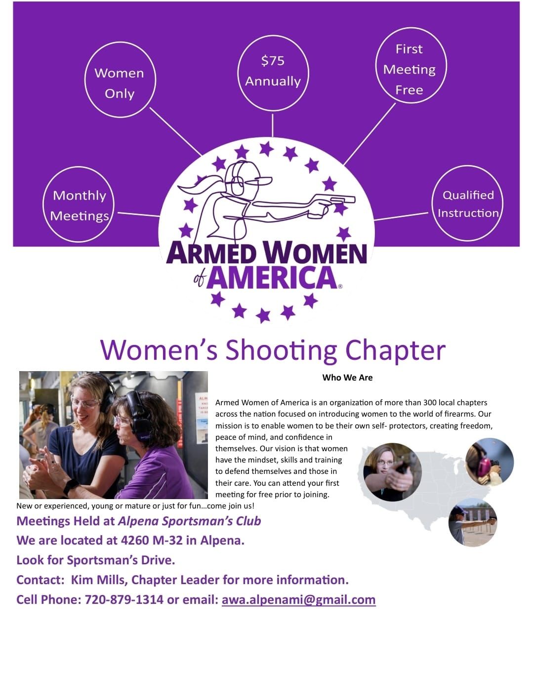 Armed Women of America- Alpena Chapter Meet