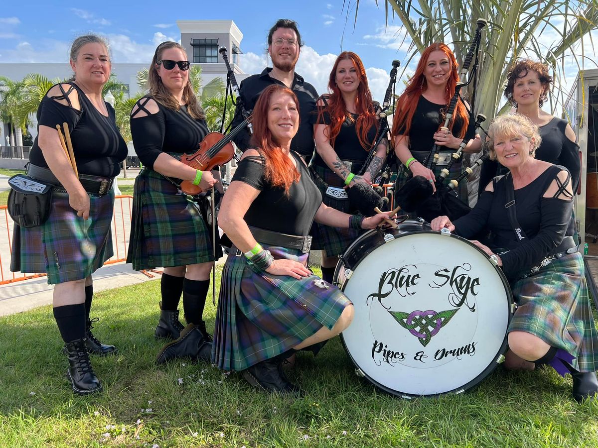 Blue Skye Pipes & Drums Band Performance Fundraiser for the 2nd Annual Suncoast Scots Highland Games