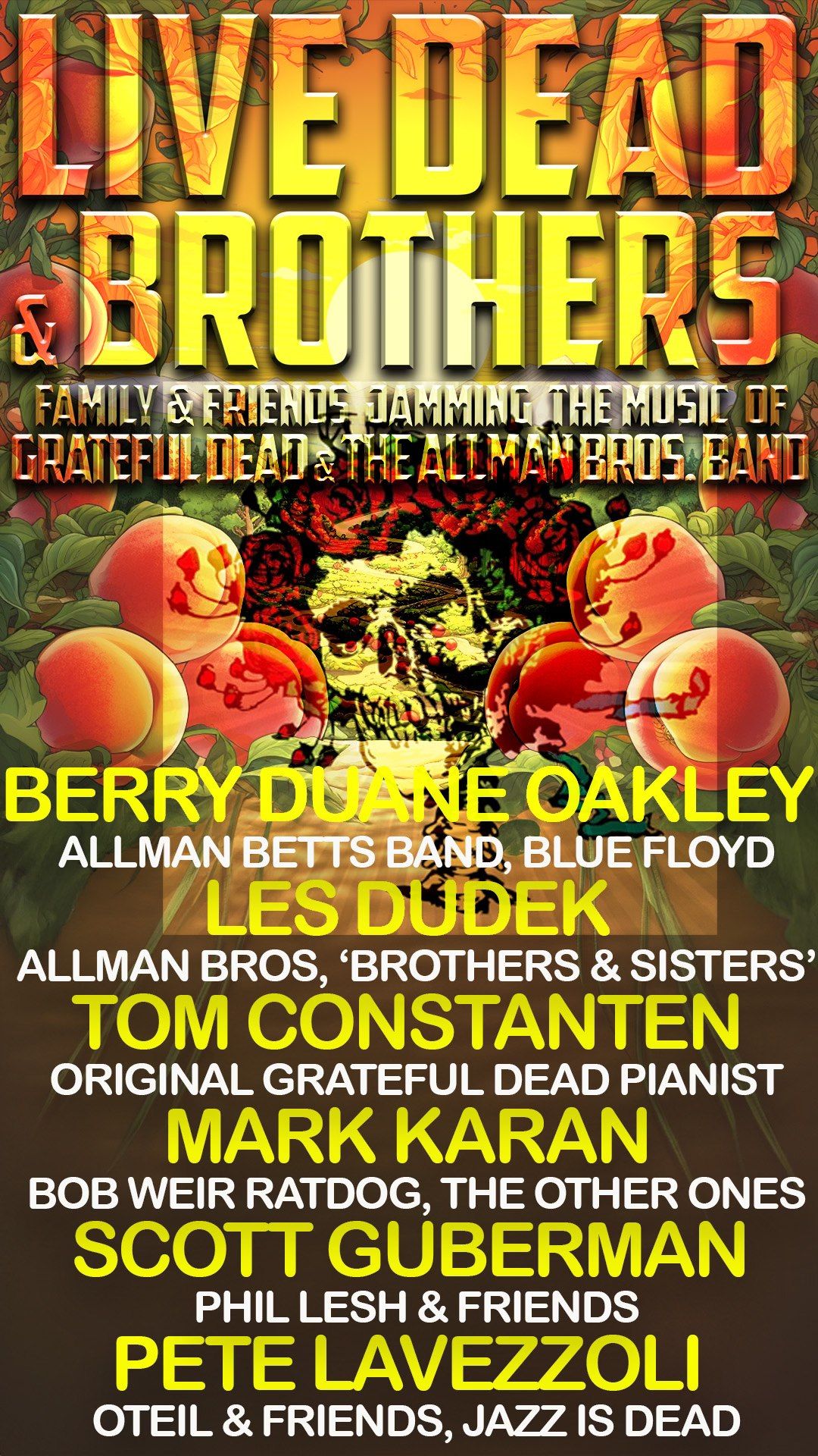 Live Dead & Brothers Jamming The Music of The Grateful Dead & The Allman Bros. Band